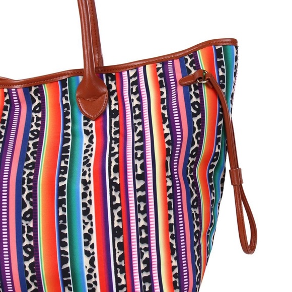 Serape Bag (NWOT) Comes in clear plastic cover. - Picture 3 of 7